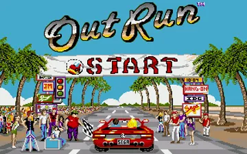 Out Run (U.S. Gold) screen shot title